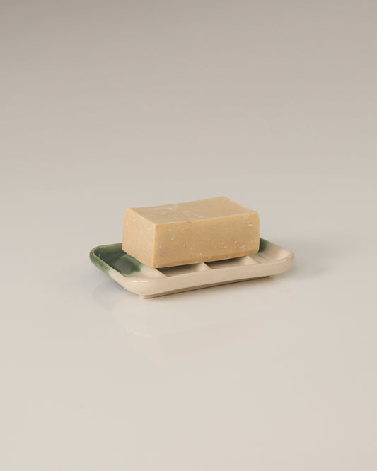 Handcrafted Glazed Ceramic Soap Dish - Meridian Edition