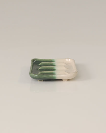 Handcrafted Glazed Ceramic Soap Dish - Meridian Edition