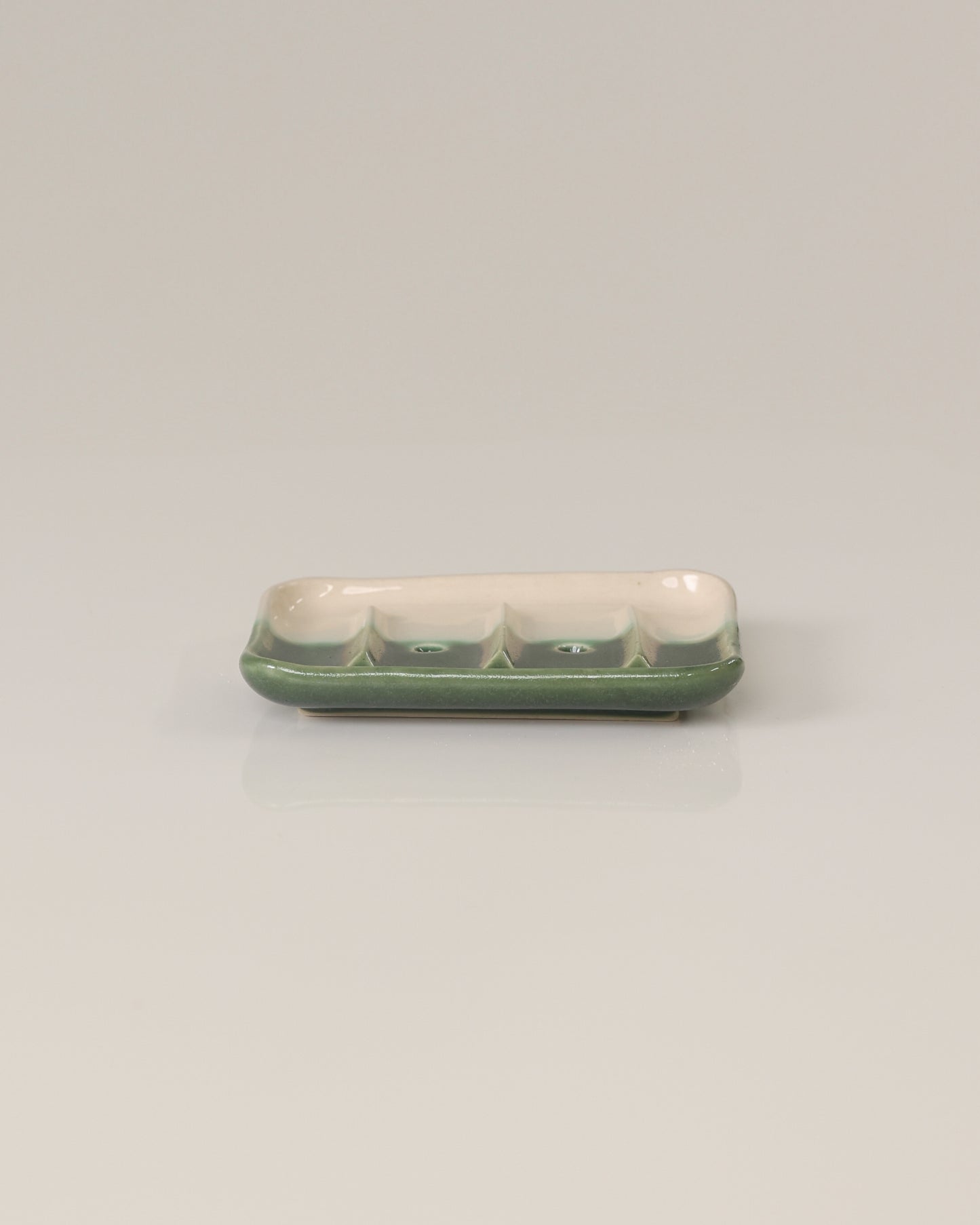 Handcrafted Glazed Ceramic Soap Dish - Meridian Edition
