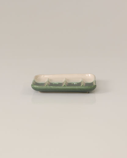 Handcrafted Glazed Ceramic Soap Dish - Meridian Edition