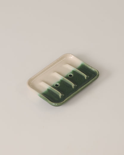 Handcrafted Glazed Ceramic Soap Dish - Meridian Edition