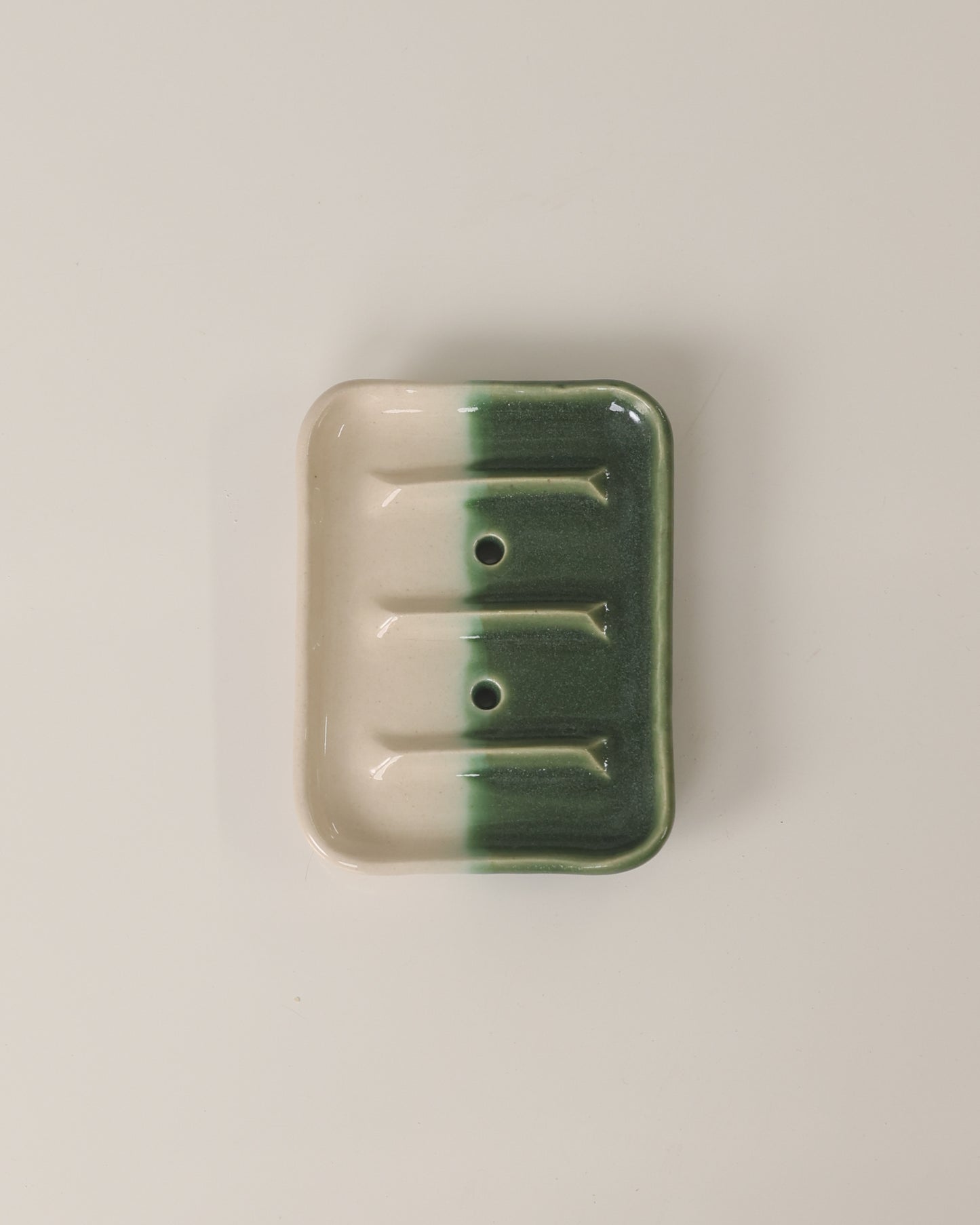 Handcrafted Glazed Ceramic Soap Dish - Meridian Edition