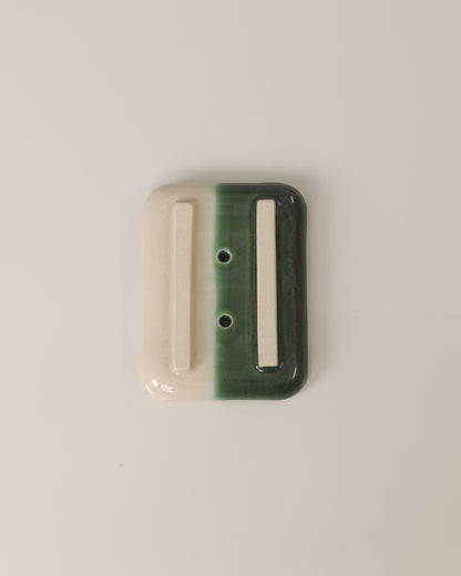 Handcrafted Glazed Ceramic Soap Dish - Meridian Edition