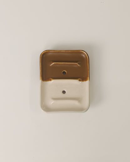 Handcrafted Glazed Ceramic Soap Dish - Horizon Edition