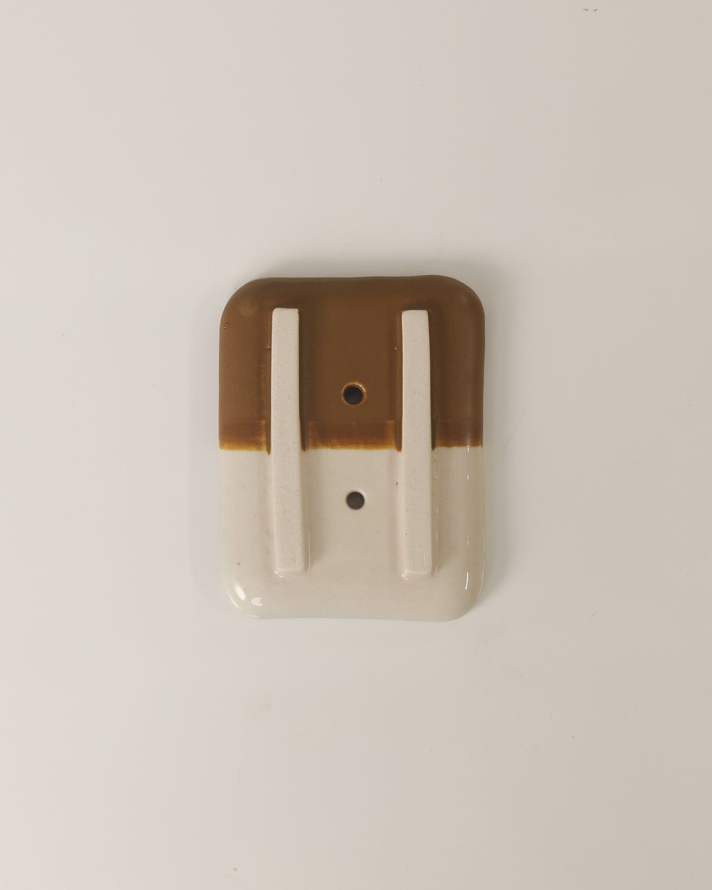 Handcrafted Glazed Ceramic Soap Dish - Horizon Edition