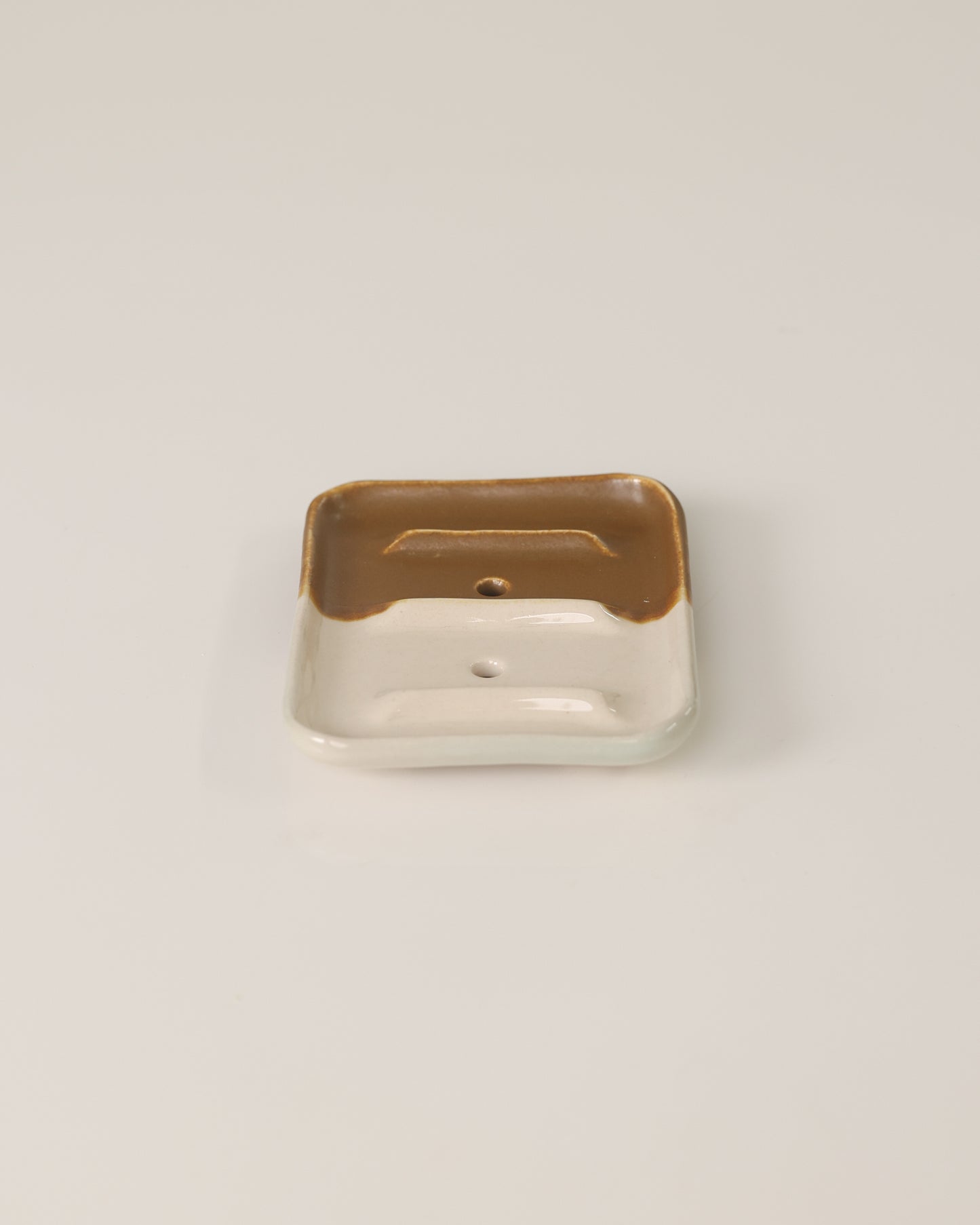 Handcrafted Glazed Ceramic Soap Dish - Horizon Edition