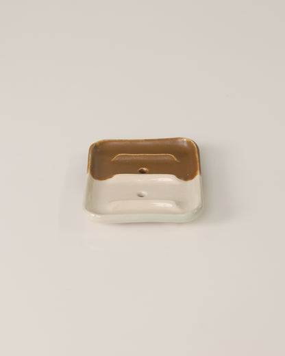 Handcrafted Glazed Ceramic Soap Dish - Horizon Edition