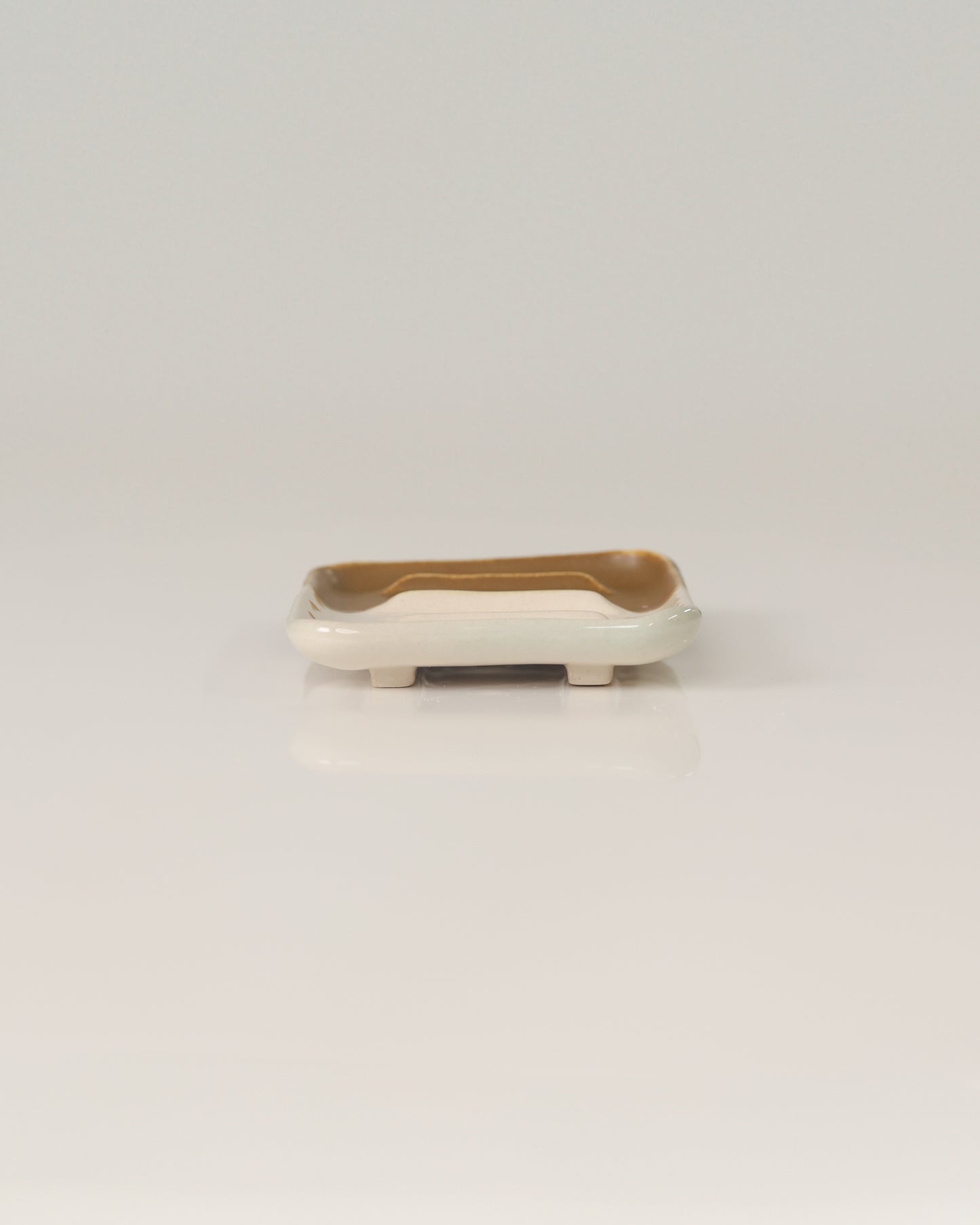 Handcrafted Glazed Ceramic Soap Dish - Horizon Edition