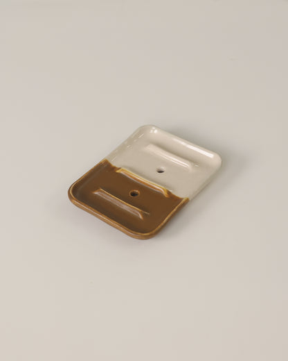 Handcrafted Glazed Ceramic Soap Dish - Horizon Edition
