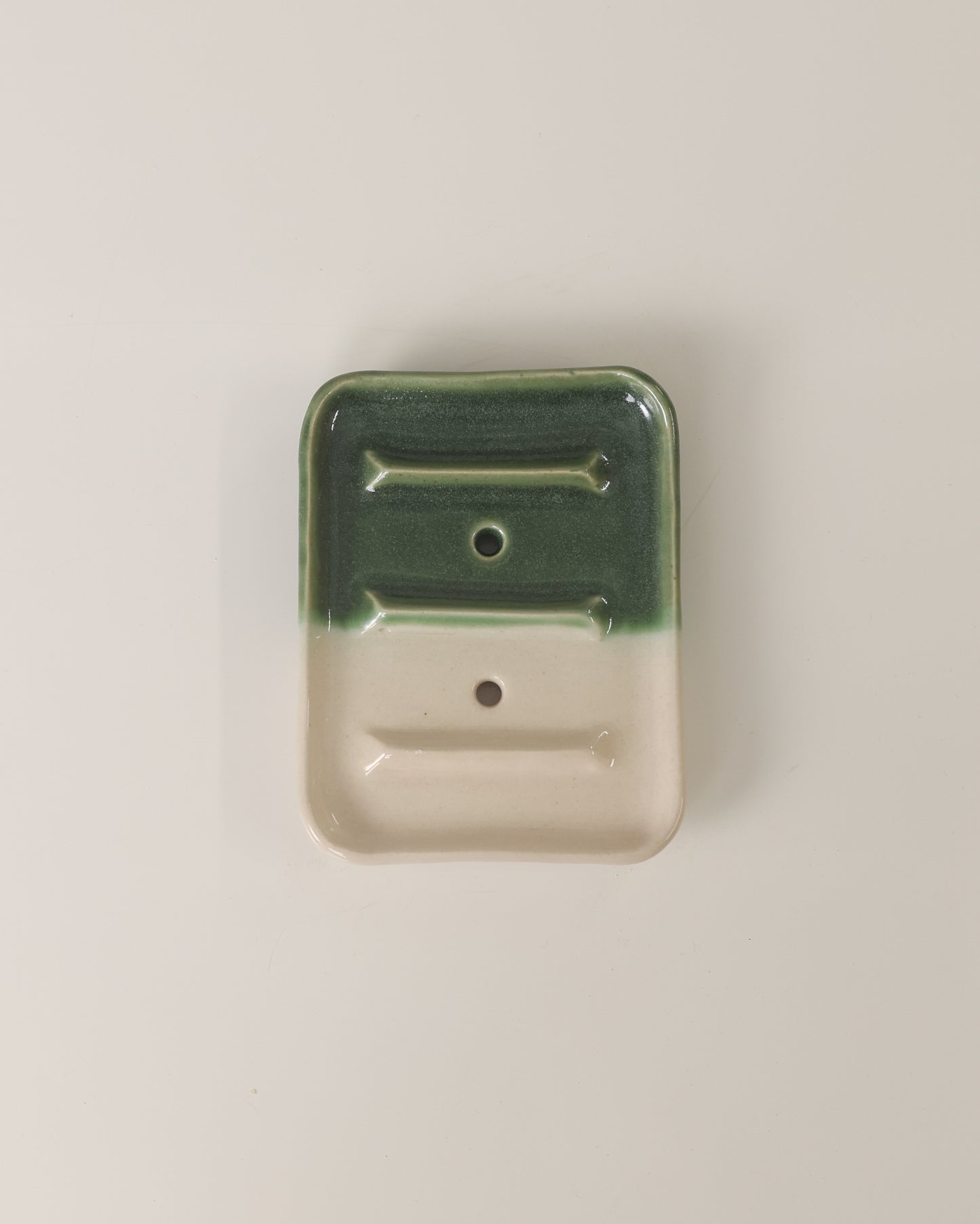 Handcrafted Glazed Ceramic Soap Dish - Horizon Edition