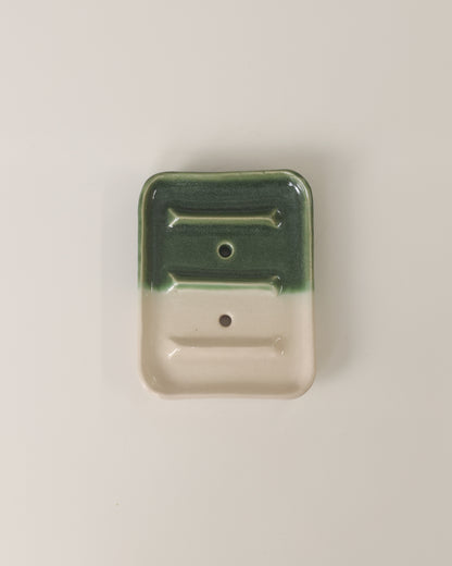 Handcrafted Glazed Ceramic Soap Dish - Horizon Edition