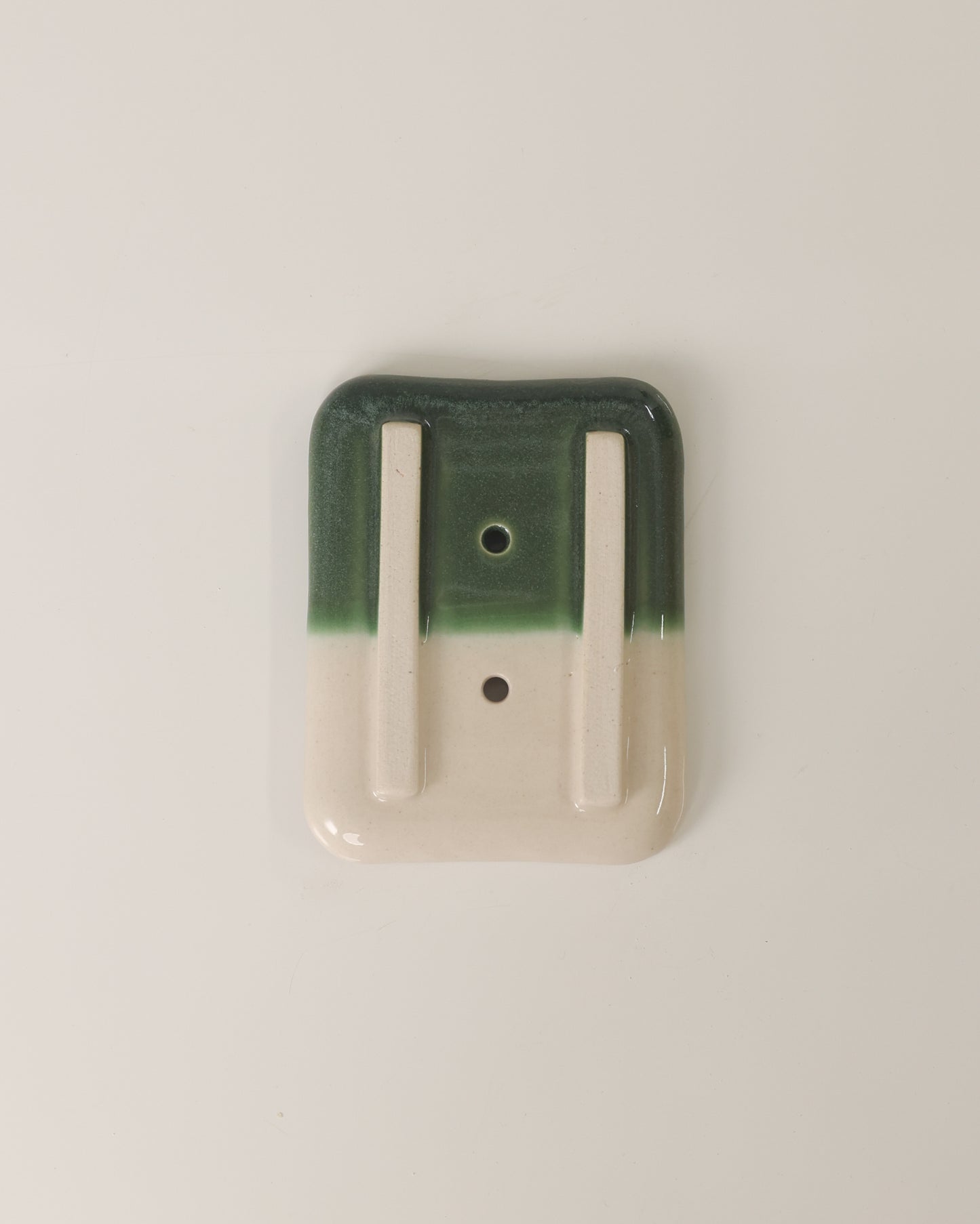 Handcrafted Glazed Ceramic Soap Dish - Horizon Edition