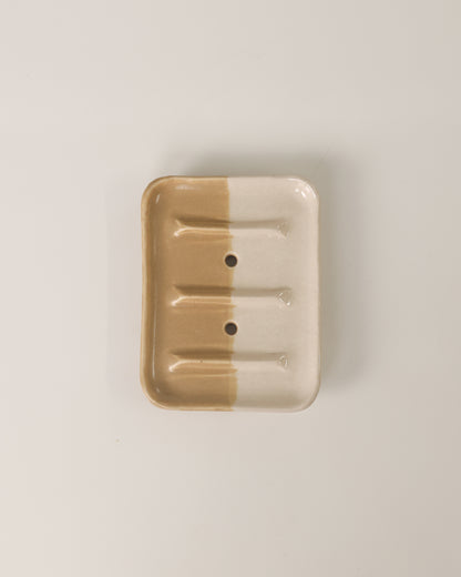 Handcrafted Glazed Ceramic Soap Dish - Meridian Edition