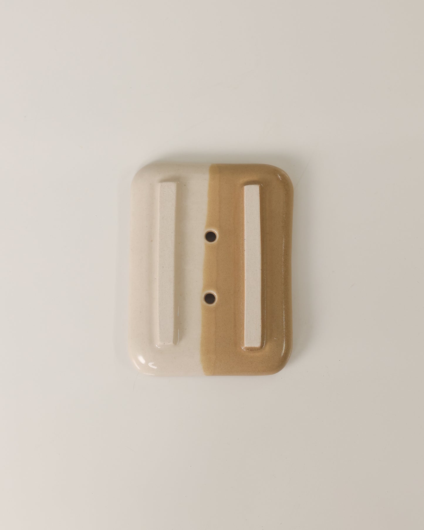 Handcrafted Glazed Ceramic Soap Dish - Meridian Edition