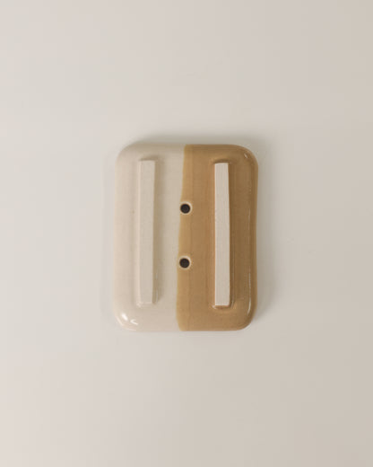 Handcrafted Glazed Ceramic Soap Dish - Meridian Edition