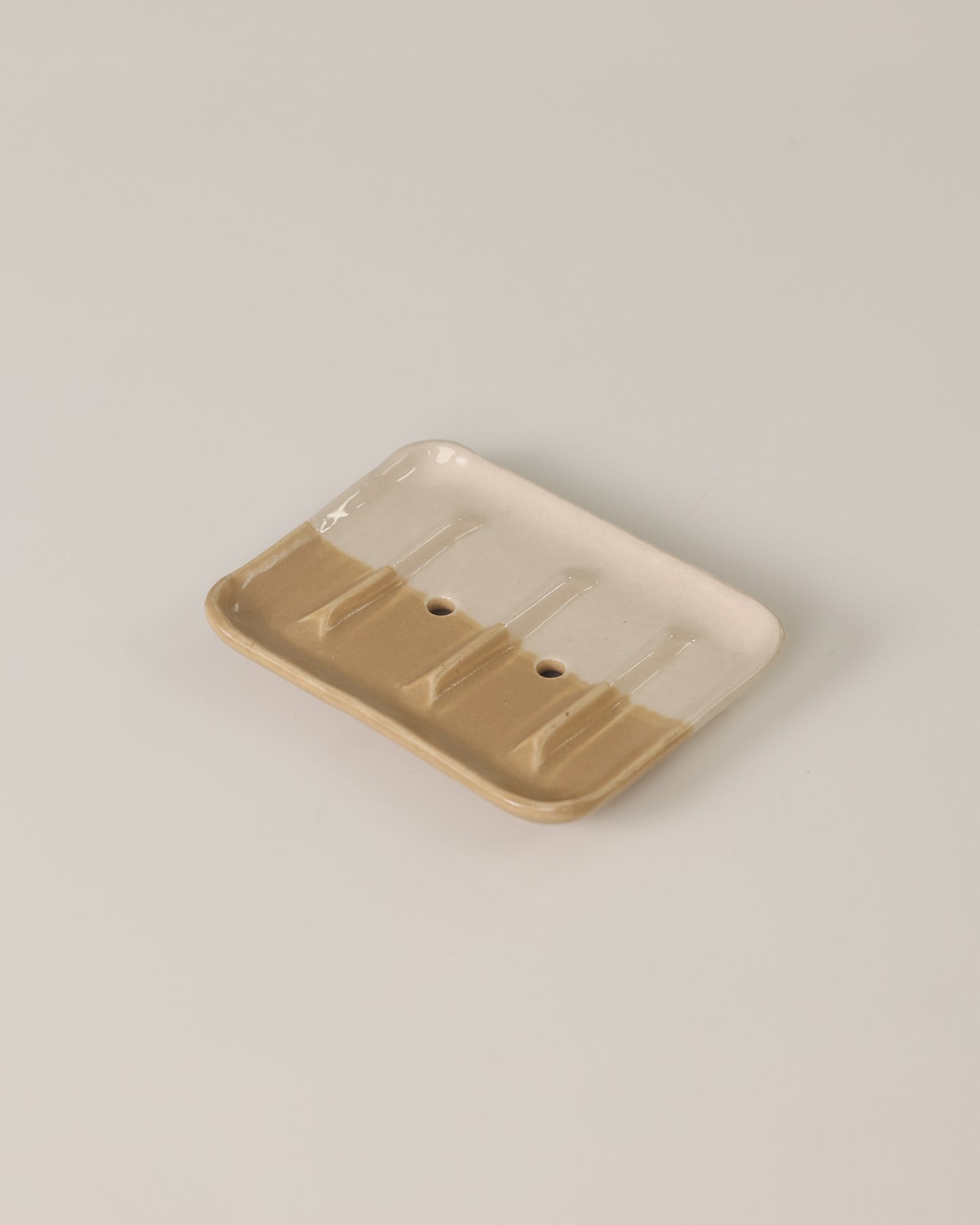 Handcrafted Glazed Ceramic Soap Dish - Meridian Edition